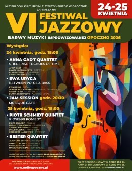 VI Festiwal Jazzowy – Barwy Muzyki Improwizowanej Karnet